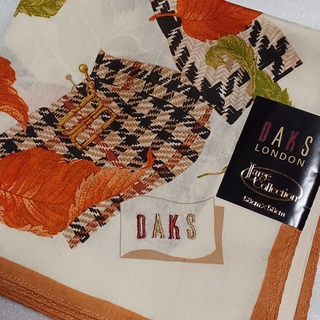 ダックス(DAKS)の値下げ📌DAKS☆大判ハンカチーフ58×58🍂(ハンカチ)