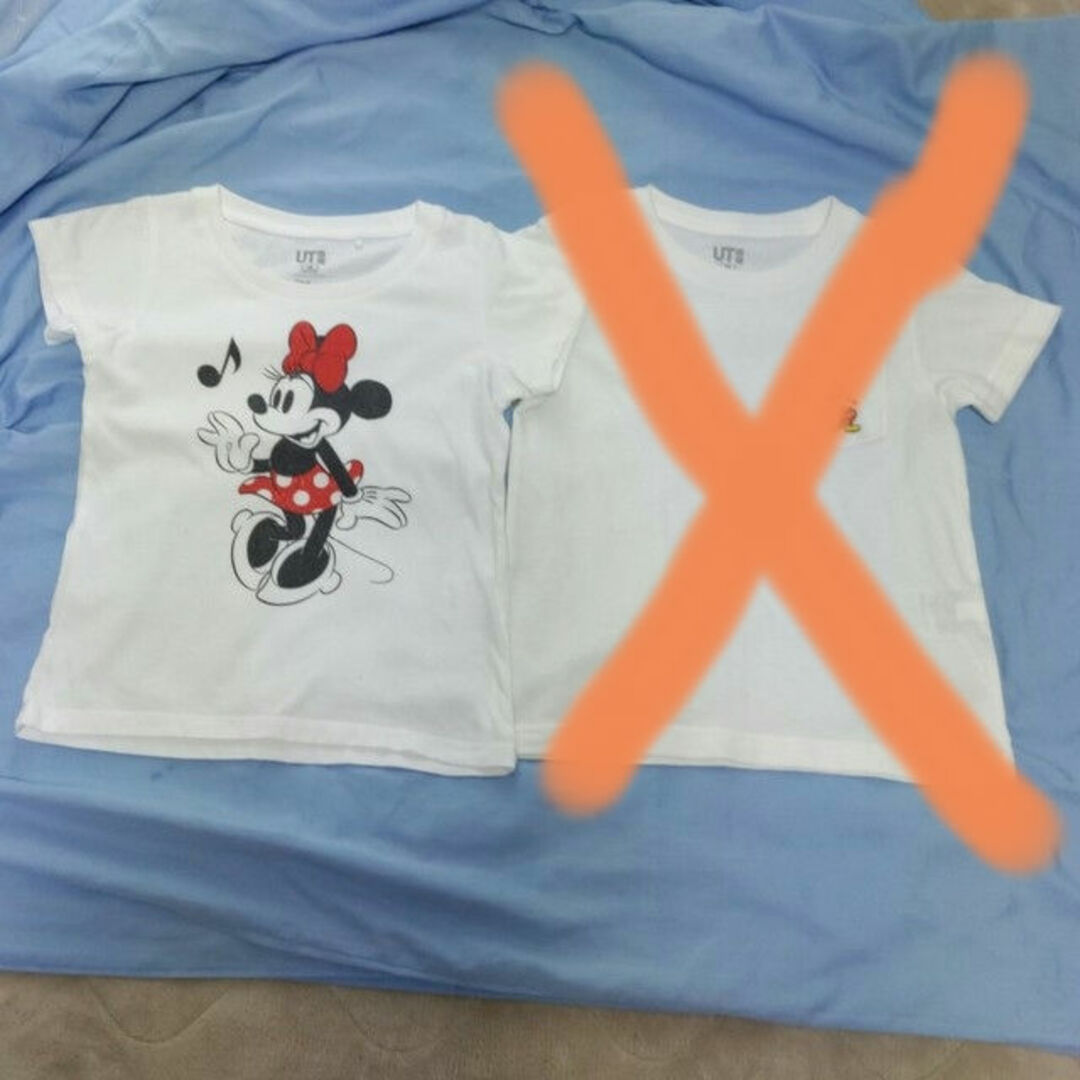 UNIQLO(ユニクロ)のTシャツ1枚ミニー キッズ/ベビー/マタニティのキッズ服女の子用(90cm~)(Tシャツ/カットソー)の商品写真