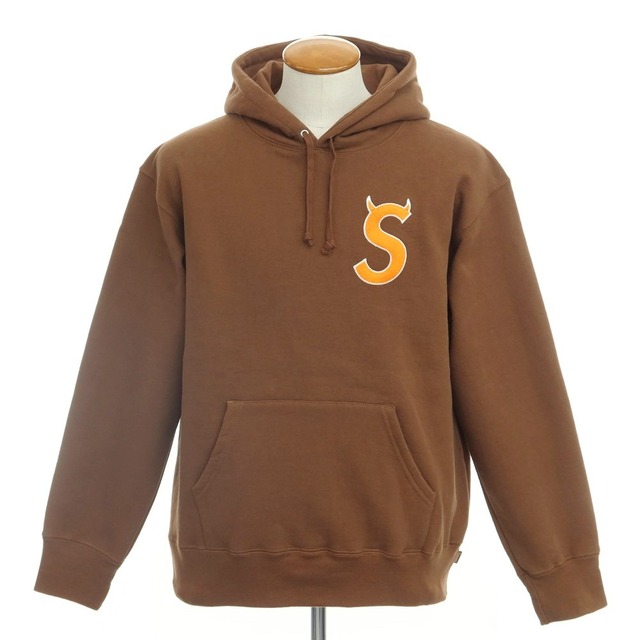 シュプリーム Supreme 2022年秋冬 S Logo Hooded Sweatshirt コットンポリエステル 裏起毛 パーカー ブラウン【サイズM】【メンズ】