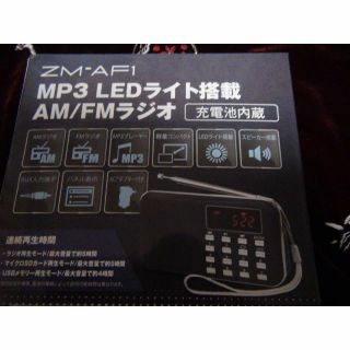 充電式AM FM ラジオ USB.ミニSDカード MP3P LEDライト !。6(ラジオ)