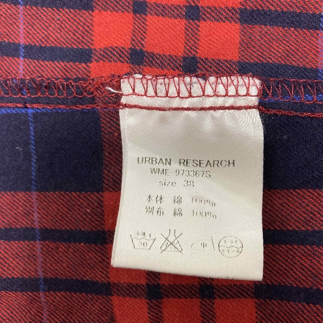 URBAN RESEARCH(アーバンリサーチ)のアーバンリサーチのネルシャツ　38サイズ メンズのトップス(シャツ)の商品写真