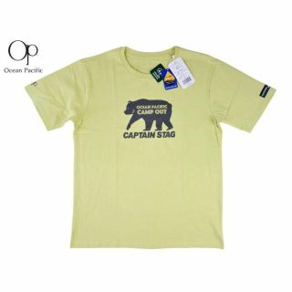 オーシャンパシフィック(OCEAN PACIFIC)の【未使用】Ocean Pacific 水陸両用 撥水 半袖Tシャツ Lサイズ 黄(Tシャツ/カットソー(半袖/袖なし))