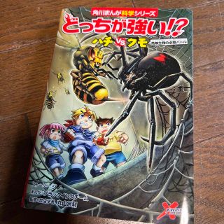 カドカワショテン(角川書店)のどっちが強い！？ハチｖｓクモ 危険生物の必殺バトル(絵本/児童書)