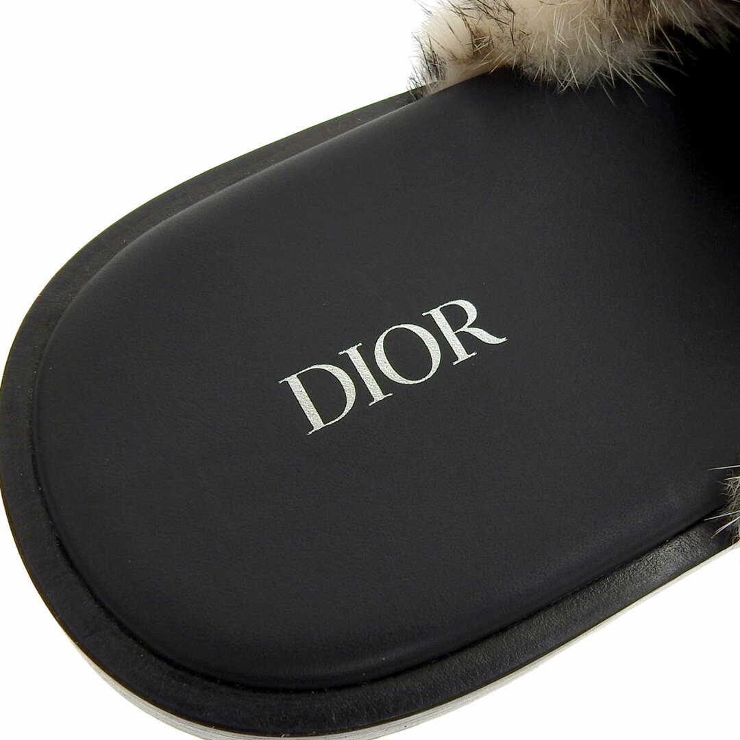 Dior   ディオール オブリーク ミンク ファー サンダル メンズ