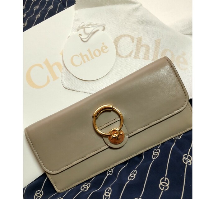 クロエChloe 長財布 ベージュ