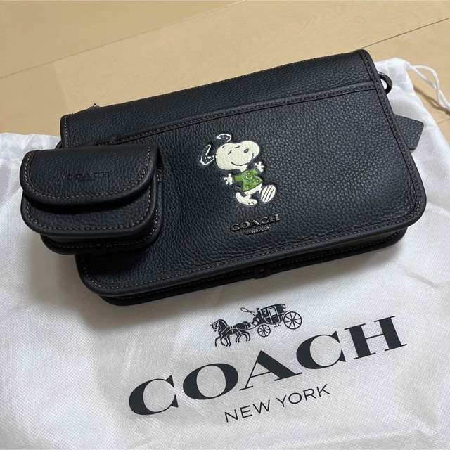COACH - 新品 Coach コーチ スヌーピー コラボ ポーチ付 ショルダー