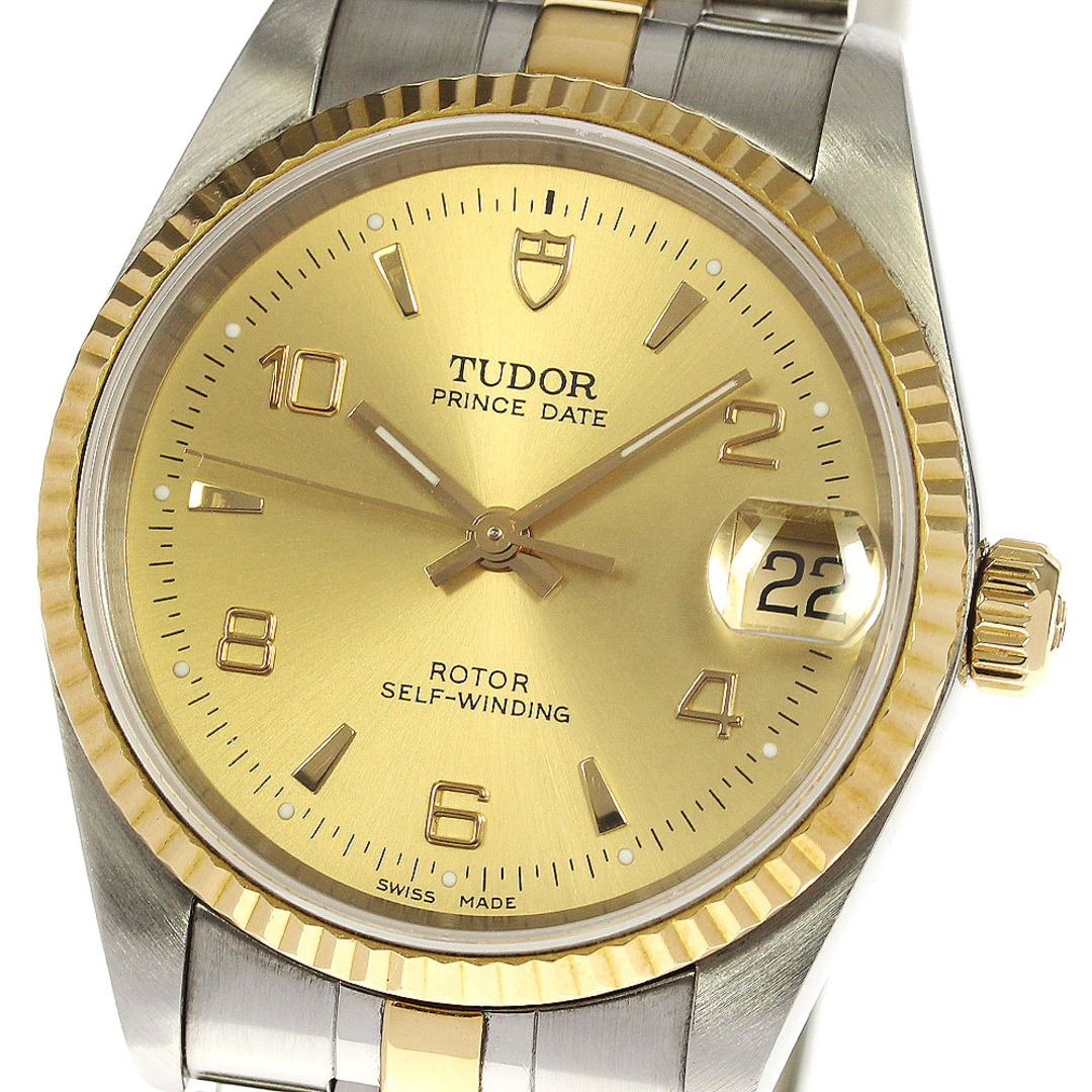 チュードル TUDOR 72033 プリンスデイト YGベゼル Cal.2824-2 自動巻き ボーイズ 美品 _753509