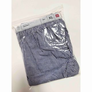 ユニクロ(UNIQLO)のUNIQLO ダブルガーゼ　ルームパンツ　ブルー　XL (その他)