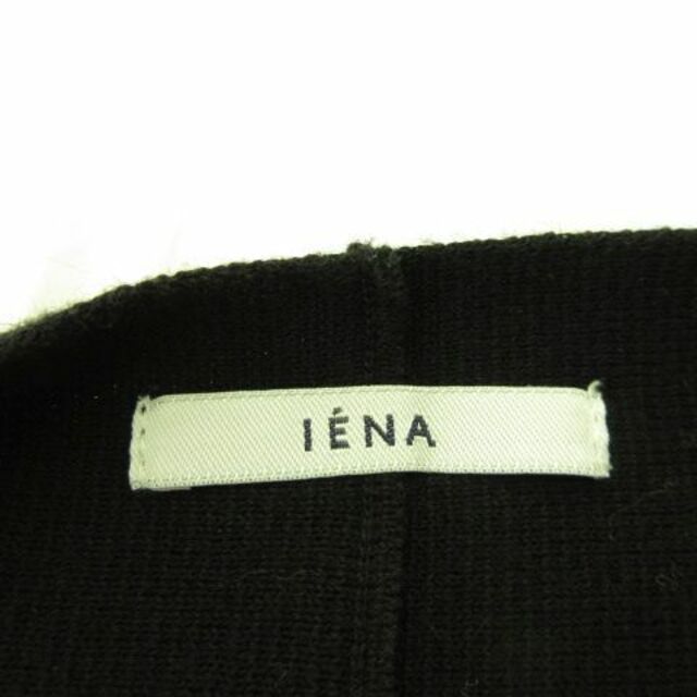 IENA(イエナ)のイエナ IENA カットソー 七分袖 ボートネック クロップド丈 黒 レディースのトップス(カットソー(長袖/七分))の商品写真