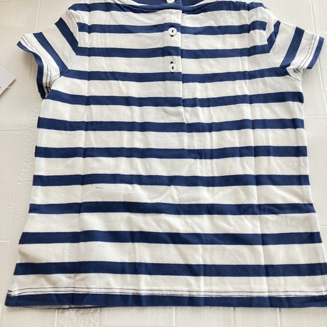 Ralph Lauren(ラルフローレン)の18m85cm   ラルフローレン　ベア　半袖　ボーダー キッズ/ベビー/マタニティのベビー服(~85cm)(Ｔシャツ)の商品写真