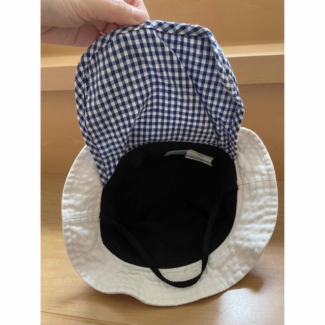 mou jon jon(ムージョンジョン)のベビー 帽子 キャップ 50センチ ベージュ キッズ/ベビー/マタニティのこども用ファッション小物(帽子)の商品写真
