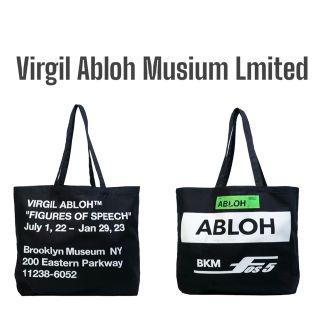 オフホワイト(OFF-WHITE)のvirgil abloh ヴァージル ブルックリンミュージアム限定 トート(トートバッグ)