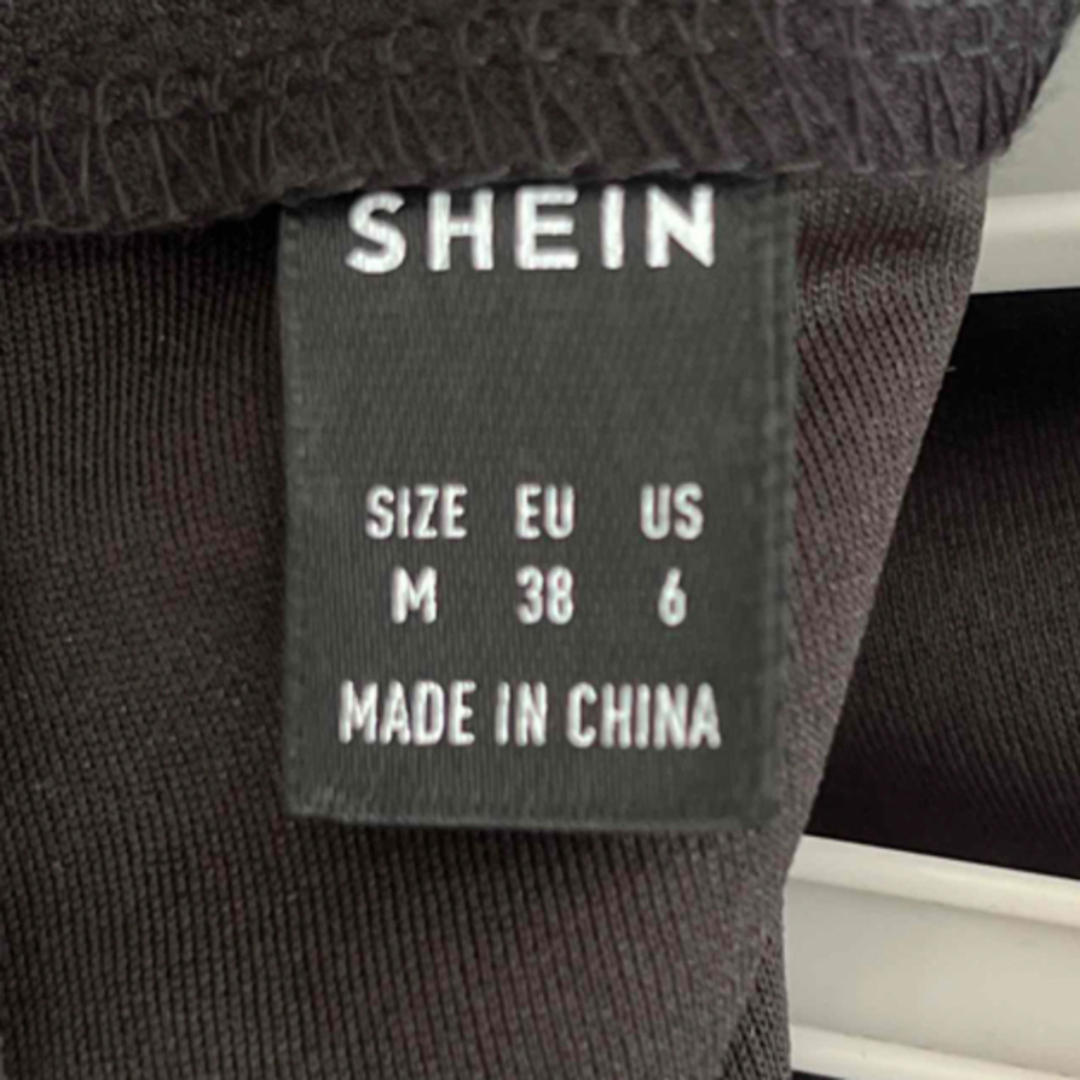 SHEIN ブラックジャンプスーツ レディースのワンピース(その他)の商品写真