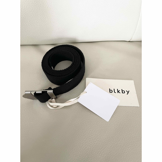 BLACK by moussy(ブラックバイマウジー)のBLACK BY MOUSSY テープベルト ブラック 新品 レディースのファッション小物(ベルト)の商品写真