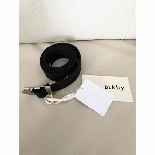 ブラックバイマウジー(BLACK by moussy)のBLACK BY MOUSSY テープベルト ブラック 新品(ベルト)