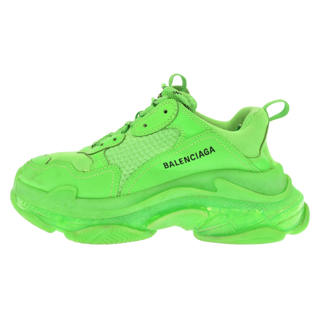 BALENCIAGA バレンシアガ TRIPLE S LOW TOP 541624 トリプルエス ローカットダッドスニーカー クリアソール グリーン