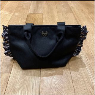 アナスイ(ANNA SUI)の【新品】アナスイ　フリル　ランチバッグ　ハンドバッグ　リトルフラワーズ(トートバッグ)