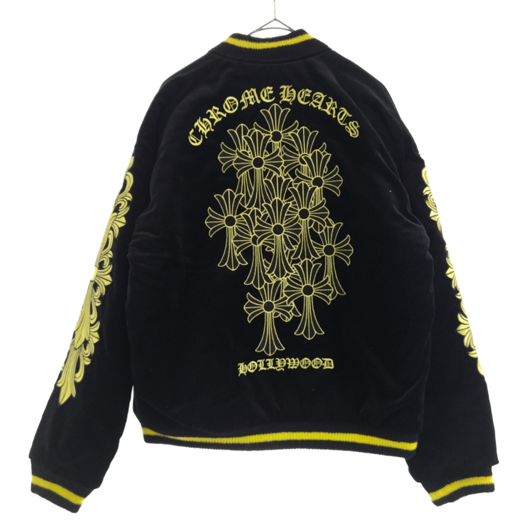 CHROME HEARTS クロムハーツ ×MATTY BOY PPO SOUVENIER JACKET テーラー東洋 マッティボーイ リバーシブルスーベニアジャケット スカジャン ブラック/イエロー