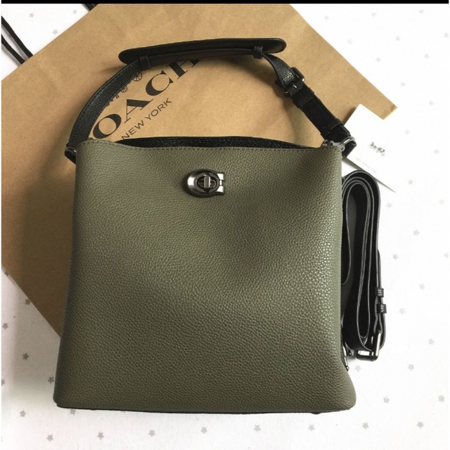 COACH - 【新品・未使用】coach ウィロウ バケット2way バッグ グリーン系の通販 by coco25's shop｜コーチならラクマ