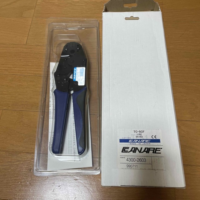 CANARE 圧着ペンチ(ダイスセット) TC-5CF 圧着工具 自動車/バイクのバイク(工具)の商品写真