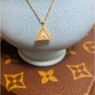 待望の再入荷! ☆美品☆18金ダイヤモンド ネックレス トリリアント