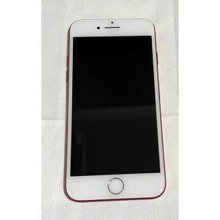 アップル(Apple)のiPhone 7 Red 128 GB SIMフリー 美品(スマートフォン本体)