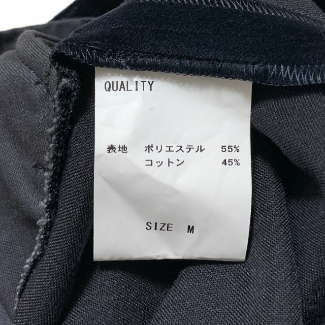 テンハンドクラフテッドモダン 3 タック ベルベット ワイド パンツ
