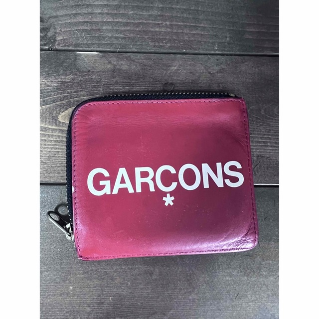 コムデギャルソン ウォレット SA3100HL ロゴ 赤 レザー 財布 | フリマアプリ ラクマ