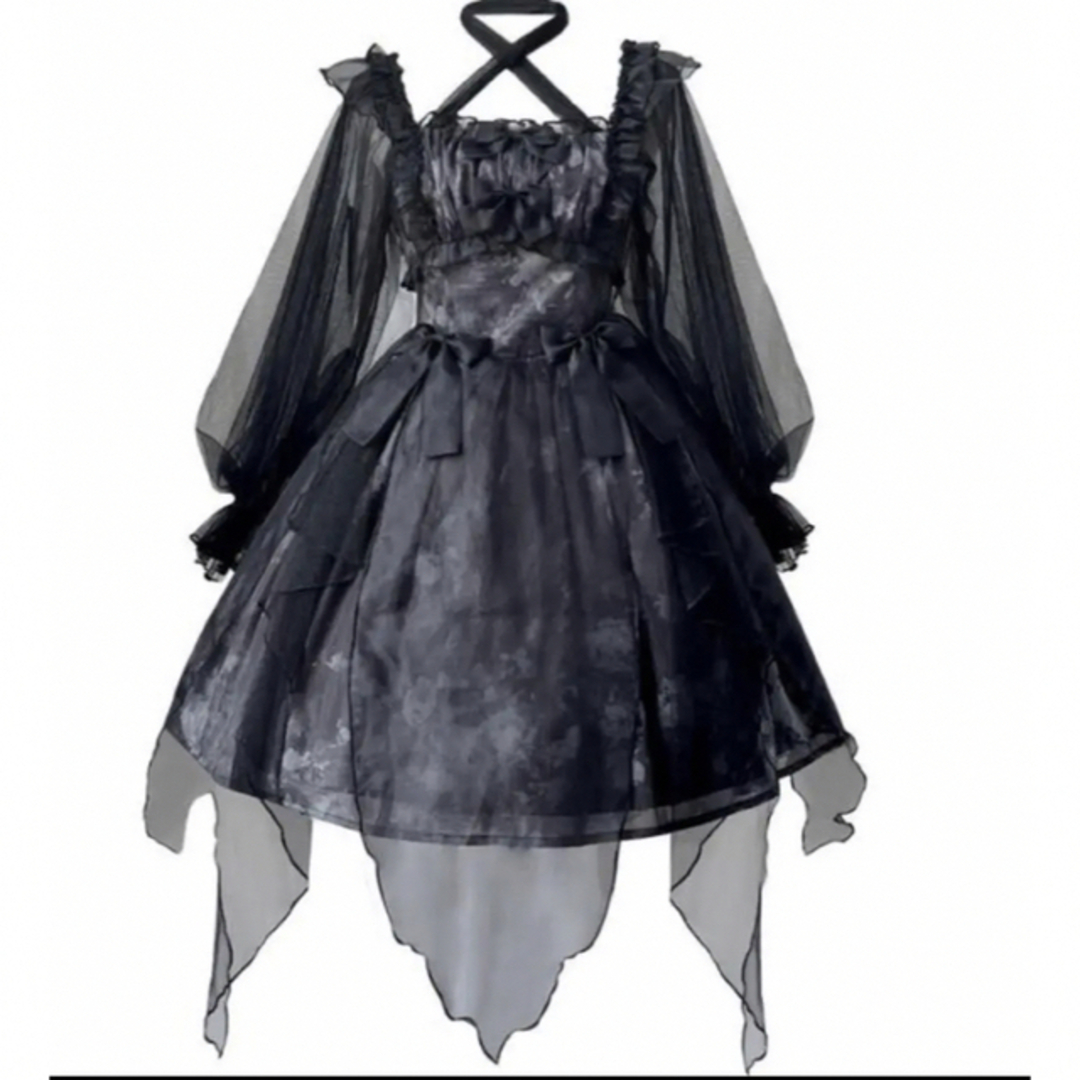 ゴスロリ ゴシックロリータ コスプレ ドレス セット売り エンタメ/ホビーのコスプレ(衣装)の商品写真