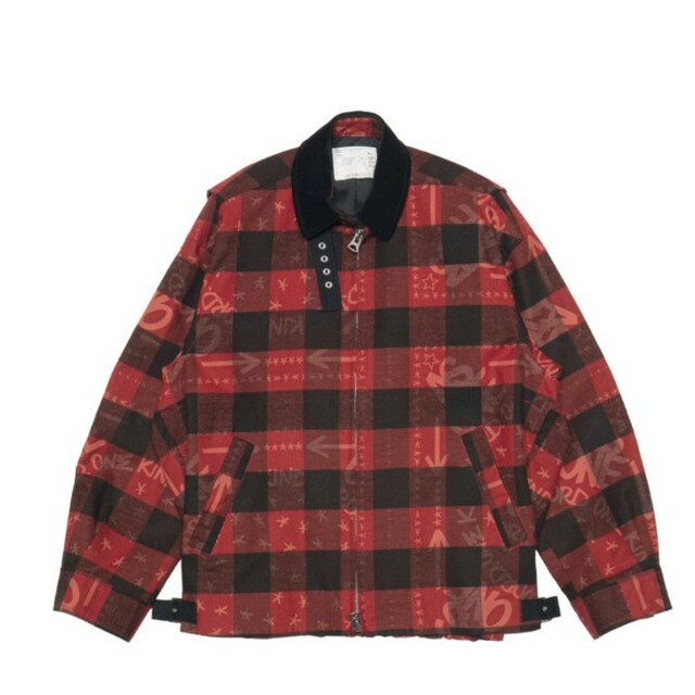 size１ 新品 sacai Eric Haze Buffalo Check