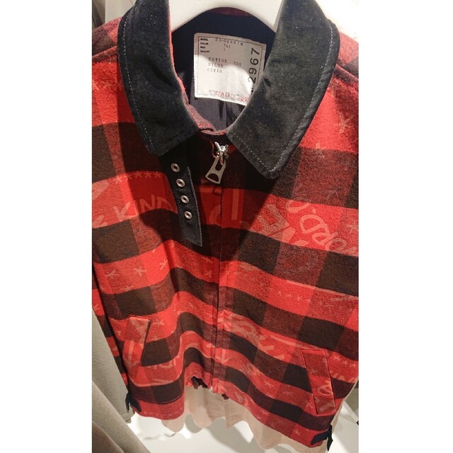 sacai - size1 新品 sacai Eric Haze Buffalo Checkの通販 by sacai - size1 新品 sacai Eric Haze Buffalo Checkの通販 by