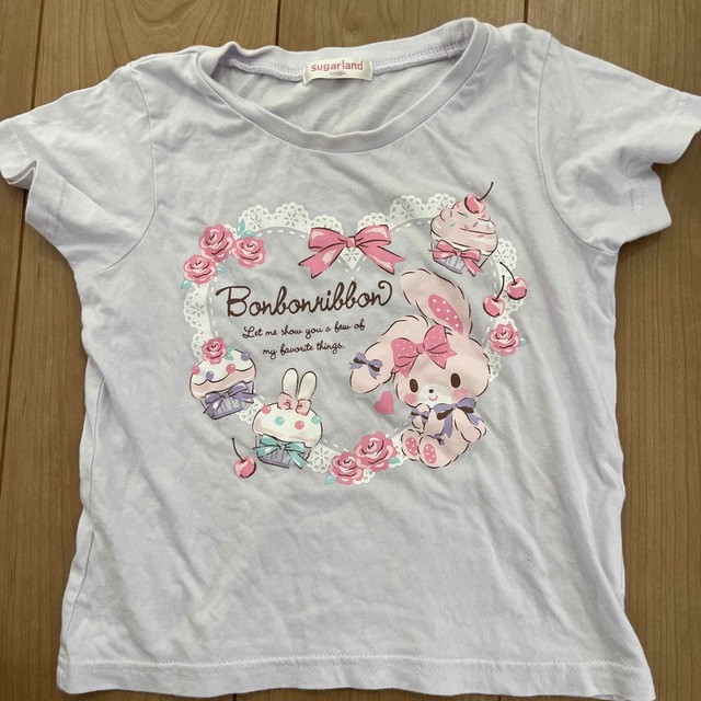 ぼんぼんりぼん(ボンボンリボン)のぼんぼんりぼん　Tシャツ　110 キッズ/ベビー/マタニティのキッズ服女の子用(90cm~)(Tシャツ/カットソー)の商品写真