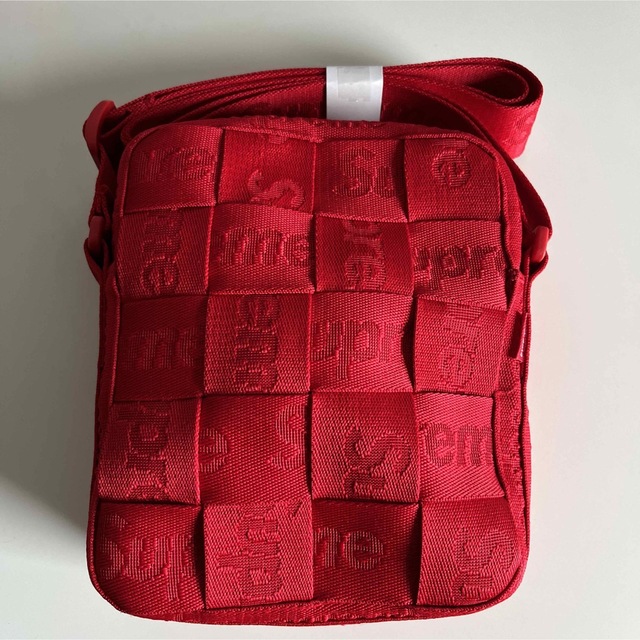 Supreme Woven Shoulder Bag 赤 camping.com