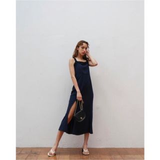 エディットフォールル(EDIT.FOR LULU)のslit mermaid onepiece(navy)/katrin tokyo(ロングワンピース/マキシワンピース)