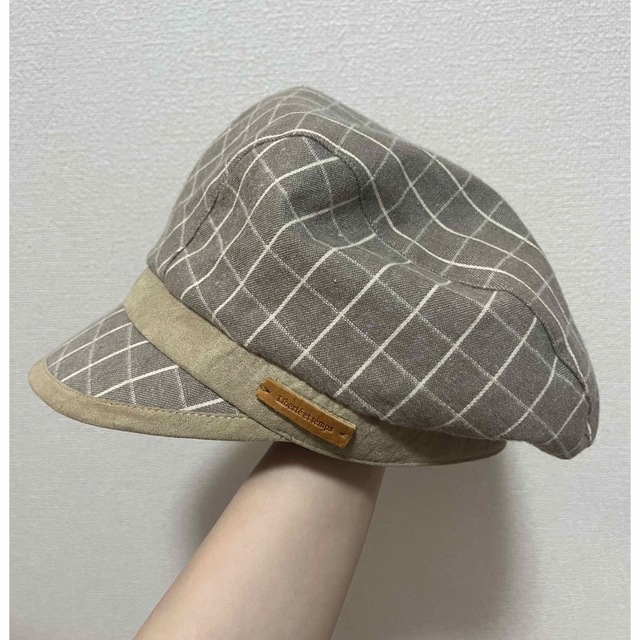 MAMAIKUKO(ママイクコ)の🌼ママイクコ　キャスケット　帽子　格子柄　チェック レディースの帽子(キャスケット)の商品写真