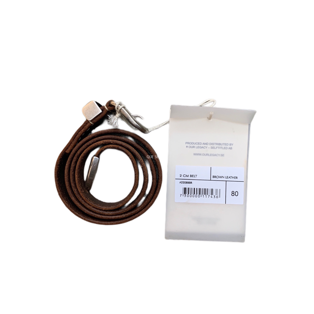 即完品 新品未使用 23SS OUR LEGACY LEATHER BELT