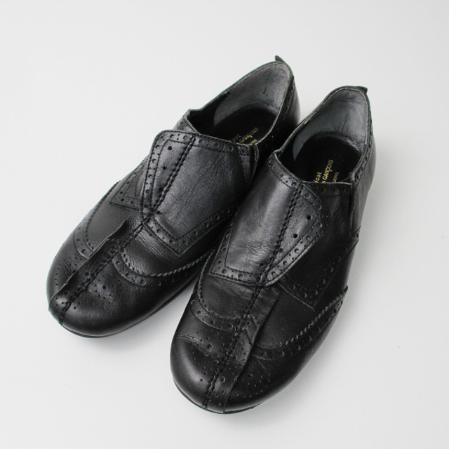 COMME des GARCONS コムデギャルソン ウィングチップシューズ 23.5/ブラック 黒 靴 クツ レザー 牛革【2400013367400】
