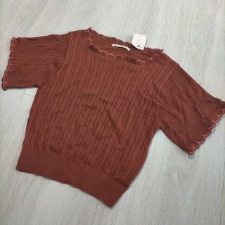 マジェスティックレゴン(MAJESTIC LEGON)のMAJESTIC LEGON スカラップニットプルオーバー(ニット/セーター)