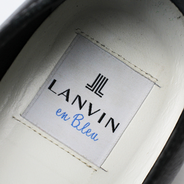 LANVIN en Bleu(ランバンオンブルー)のLANVIN en Bleu ランバンオンブルー 2537 レースアップシューズ 24cm/ブラック レザー【2400013367448】 レディースの靴/シューズ(その他)の商品写真