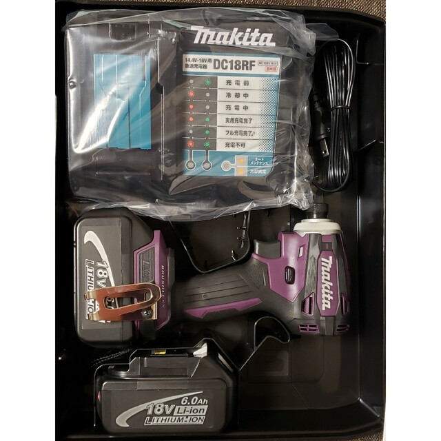 Makita(マキタ)のマキタ 充電式インパクトドライバー TD172DGX AP 紫 その他のその他(その他)の商品写真