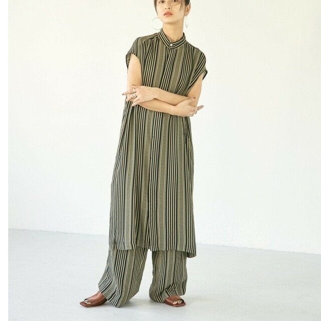 TODAYFUL Georgette Stripe Trousers 38 | ovale.eu
