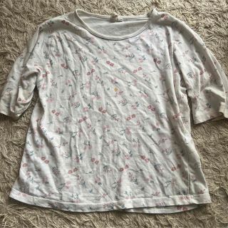 サマンサモスモス(SM2)のSamansa Mos2 Lagom キッズ120 小花柄　7分丈インナーシャツ(Tシャツ/カットソー)