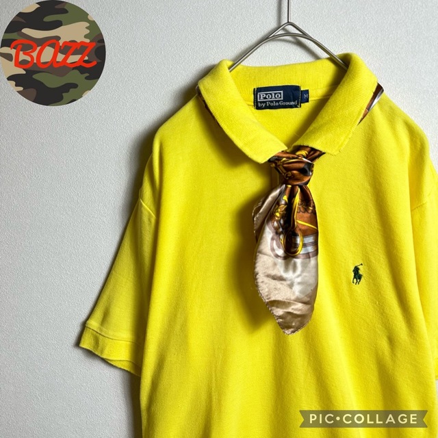 POLO by Polo Ground ポロシャツ×スカーフ　イエロー