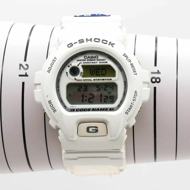 G SHOCK   《人気》G SHOCK 腕時計 ホワイト デジタル メッシュベルト