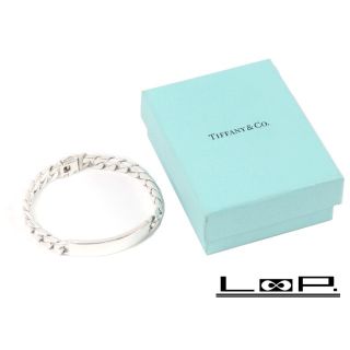 ティファニー(Tiffany & Co.)の■新同■磨き済■　ティファニー ID ブレスレット プレート  喜平 チェーン シルバー SV 箱 【A71867】(ブレスレット)