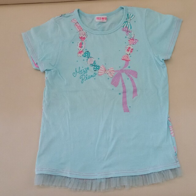 mezzo piano(メゾピアノ)の140 mezzo piano キッズ/ベビー/マタニティのキッズ服女の子用(90cm~)(Tシャツ/カットソー)の商品写真