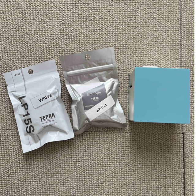 テプラLite  LR30（ブルー）本体+テープ