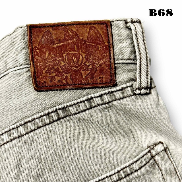 希少品! TENDERLOIN デニム パンツ ライダース ウォッシュ 黒 34