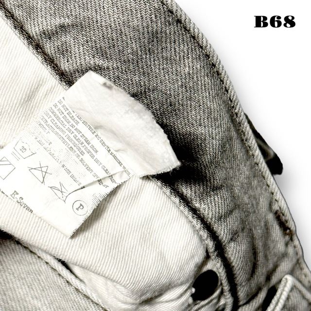 希少品! TENDERLOIN デニム パンツ ライダース ウォッシュ 黒 34