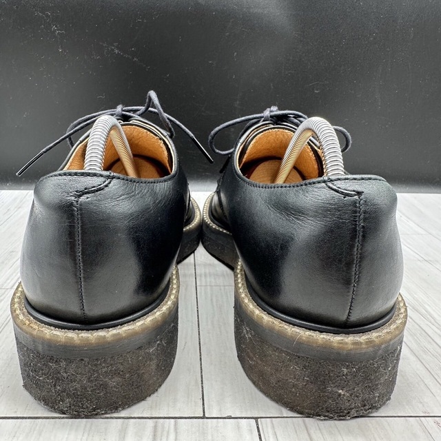SAYA(サヤ)の美品【SAYA】サヤ 24 レースアップシューズ レザー ブラック 革靴 レディースの靴/シューズ(ローファー/革靴)の商品写真